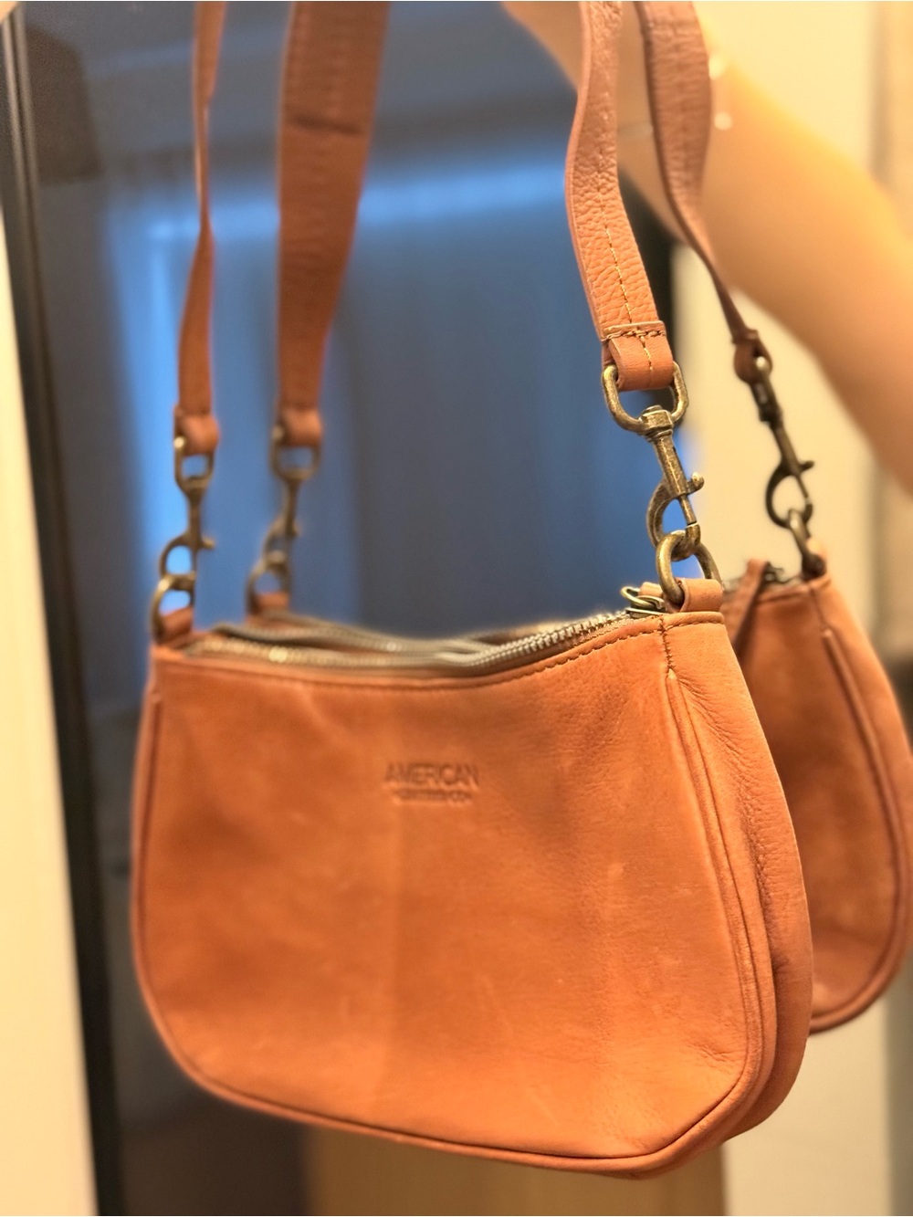 American Vintage Leather Shoulder Bag